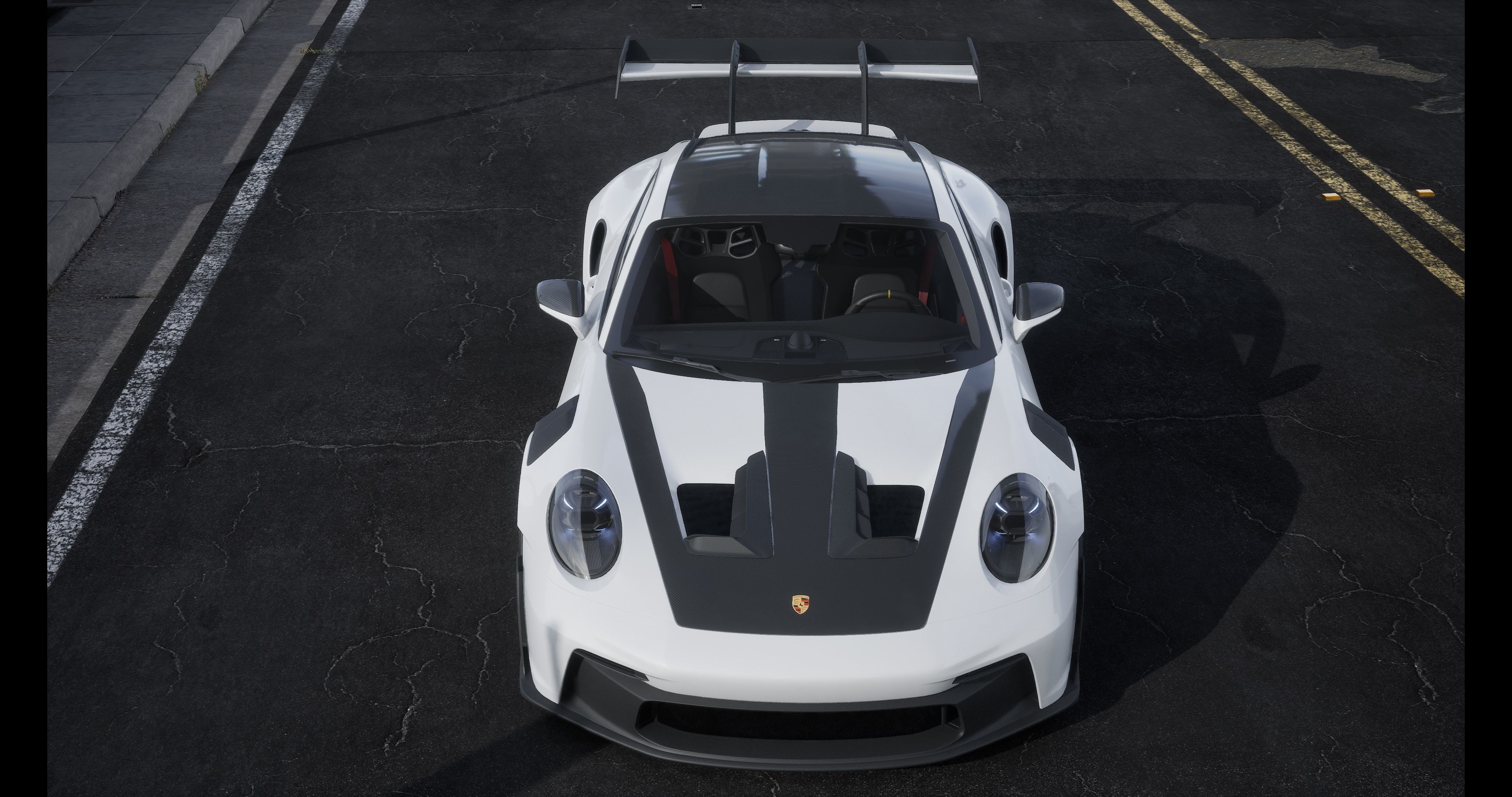 Porsche 911 GT3-RS 992 2023 Weissach Package RS 3D model Low-poly 3D model_9