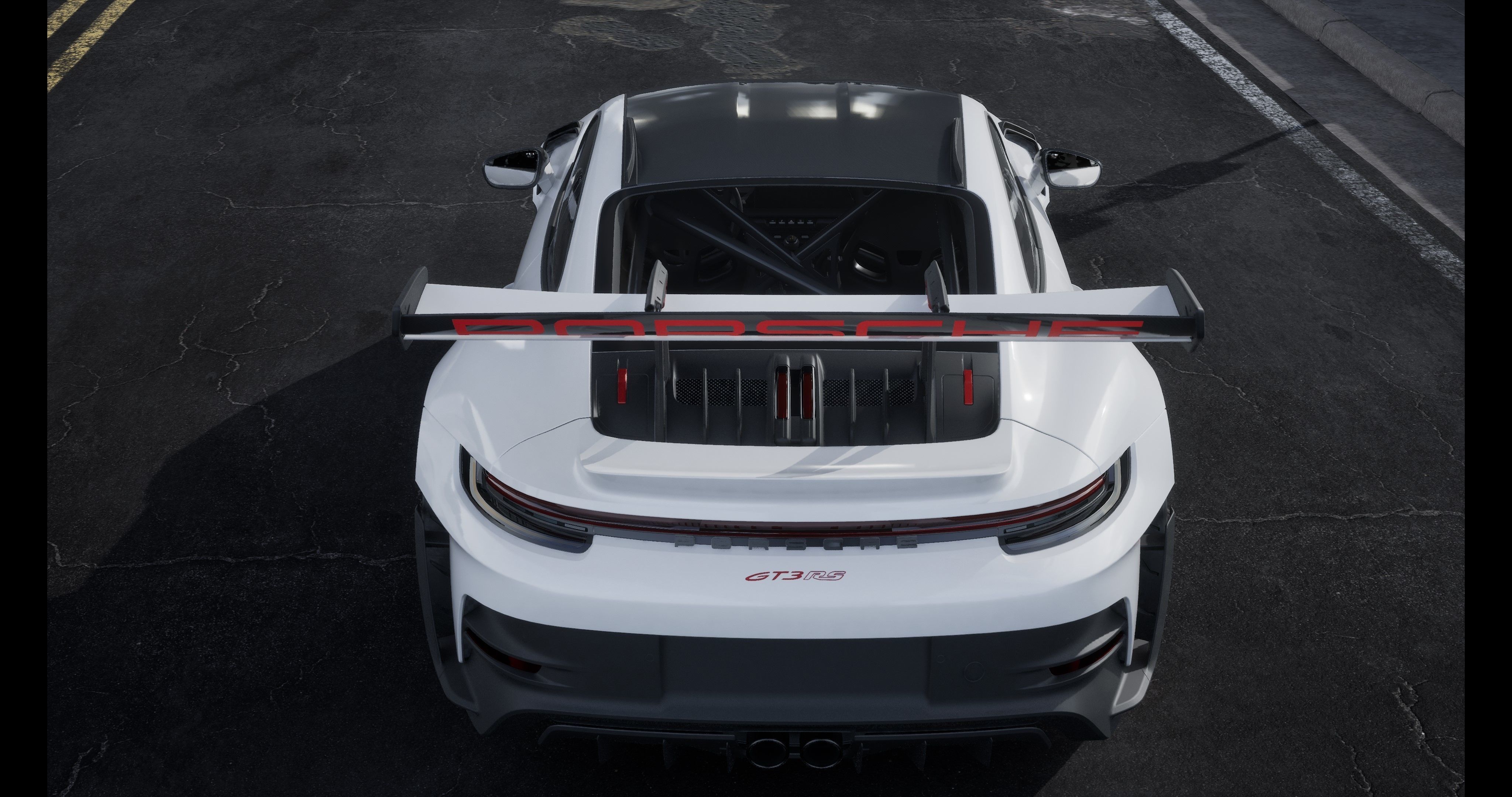 Porsche 911 GT3-RS 992 2023 Weissach Package RS 3D model Low-poly 3D model_10