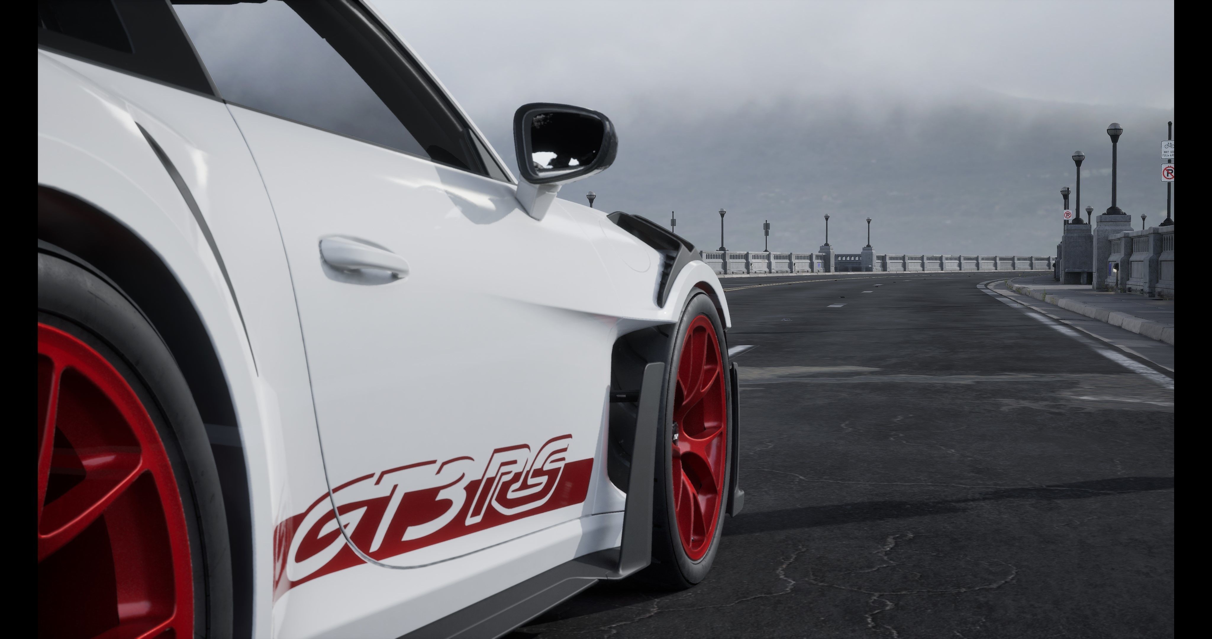 Porsche 911 GT3-RS 992 2023 Weissach Package RS 3D model Low-poly 3D model_5