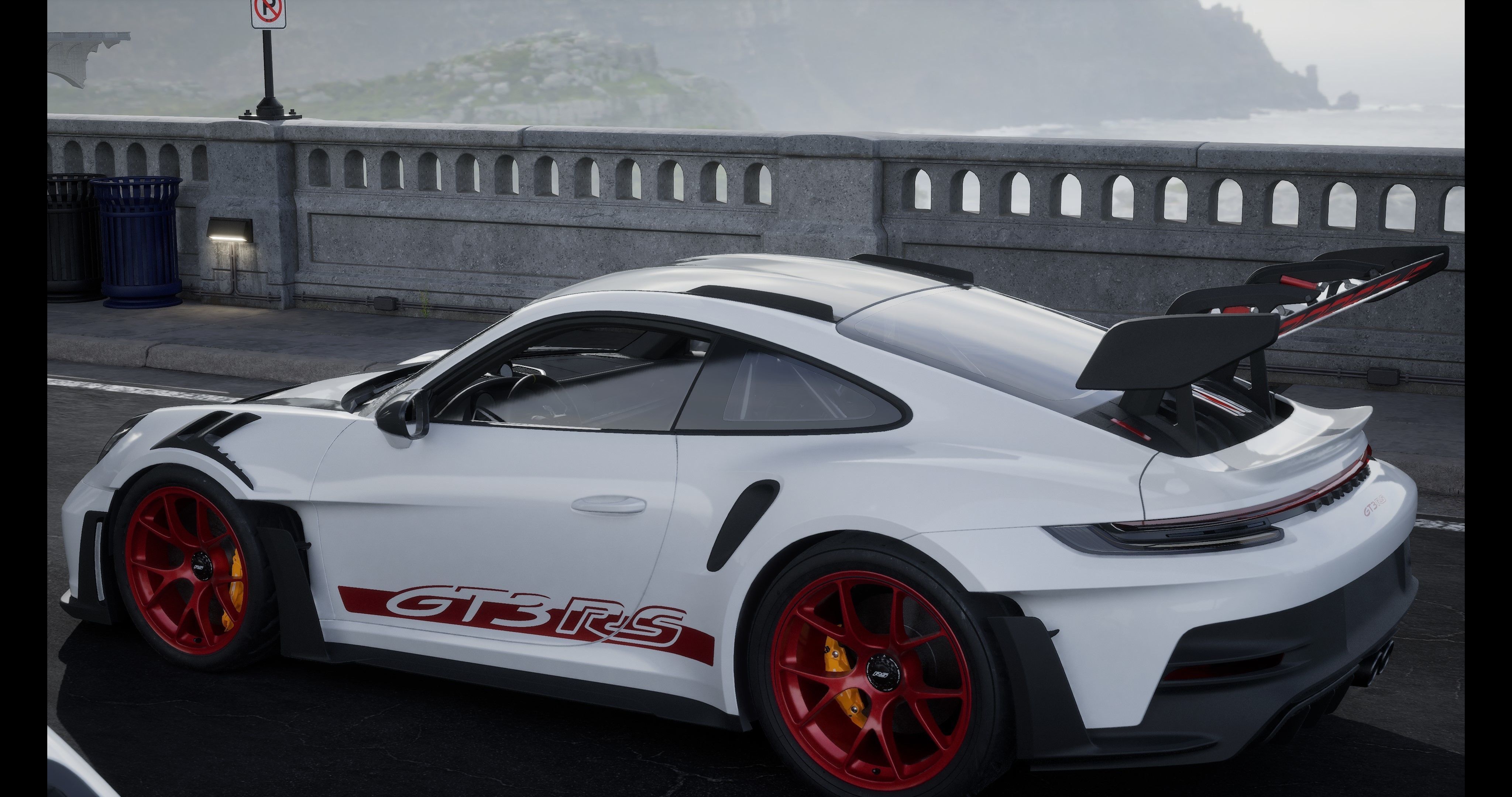 Porsche 911 GT3-RS 992 2023 Weissach Package RS 3D model Low-poly 3D model_8