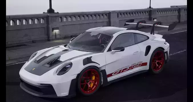 Porsche 911 GT3-RS 992 2023 Weissach Package RS 3D model 