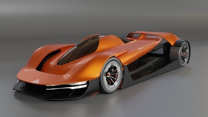 Concept Car 3D Model 3D model