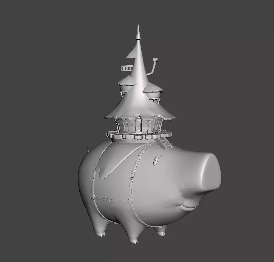 Boar Hat Nanatsu no Taizai 3D Model 3D print model