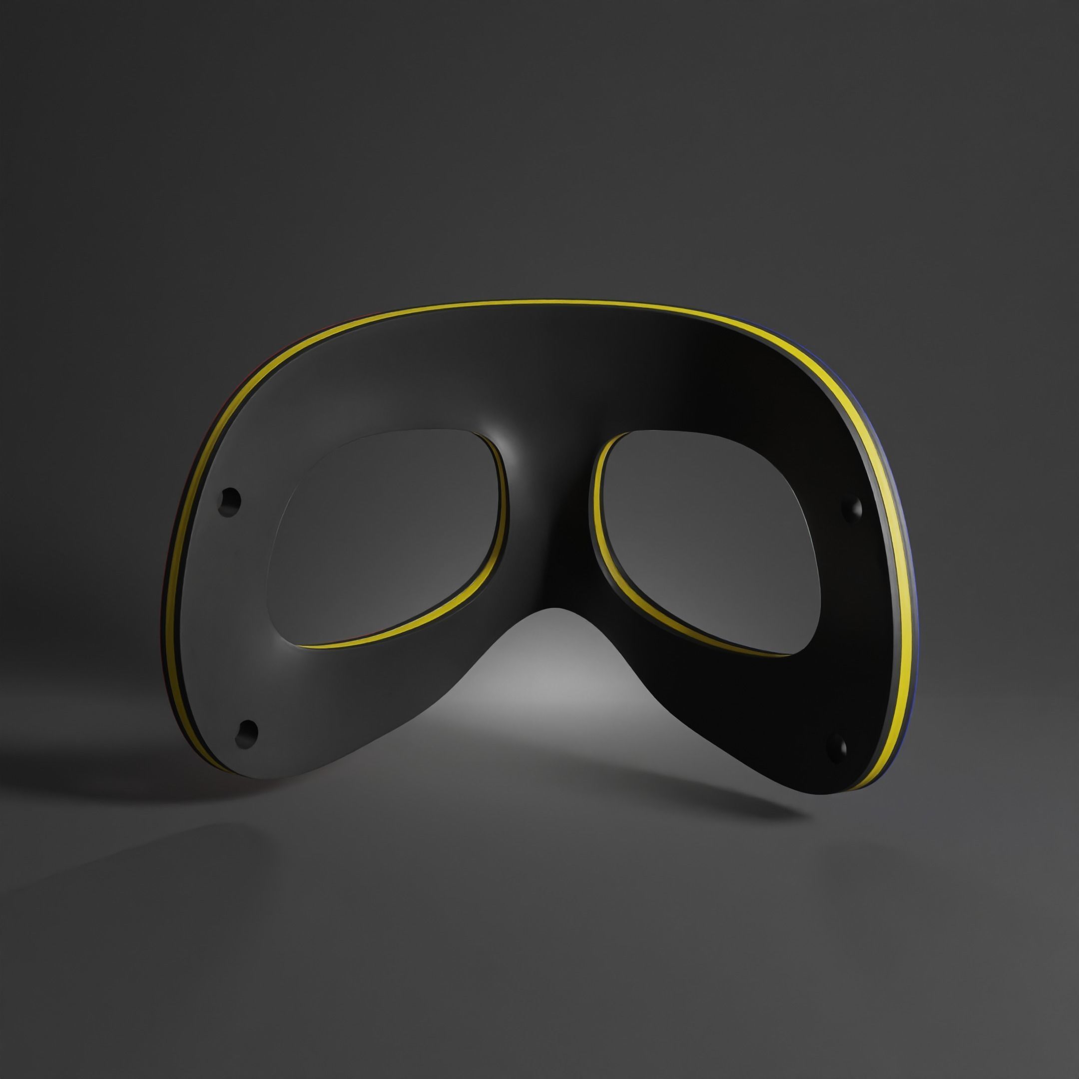 MBAPPE MASK FAN ART - STL - 3MF MULTICOLOR 3D print model_4