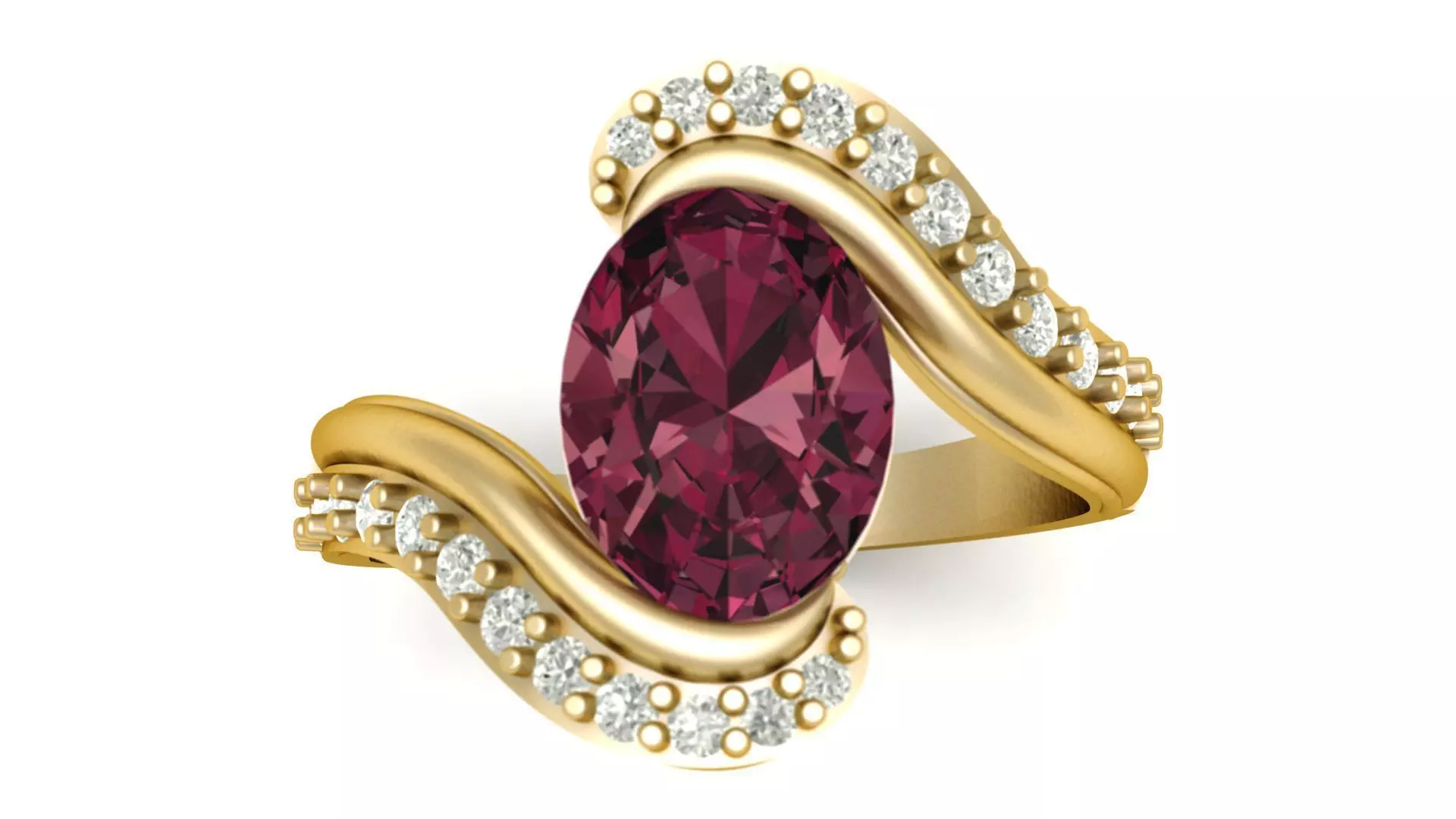 BUY ENGAGEMENT RING FOR WOMEN 3D PRINTABLE MODEL 3D print model