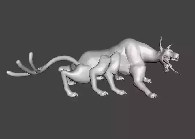 Cath Palug last transformation 3D Model