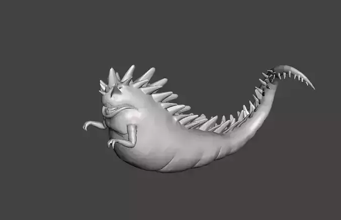 Clay Dragon Seven deadly sins 3D Model