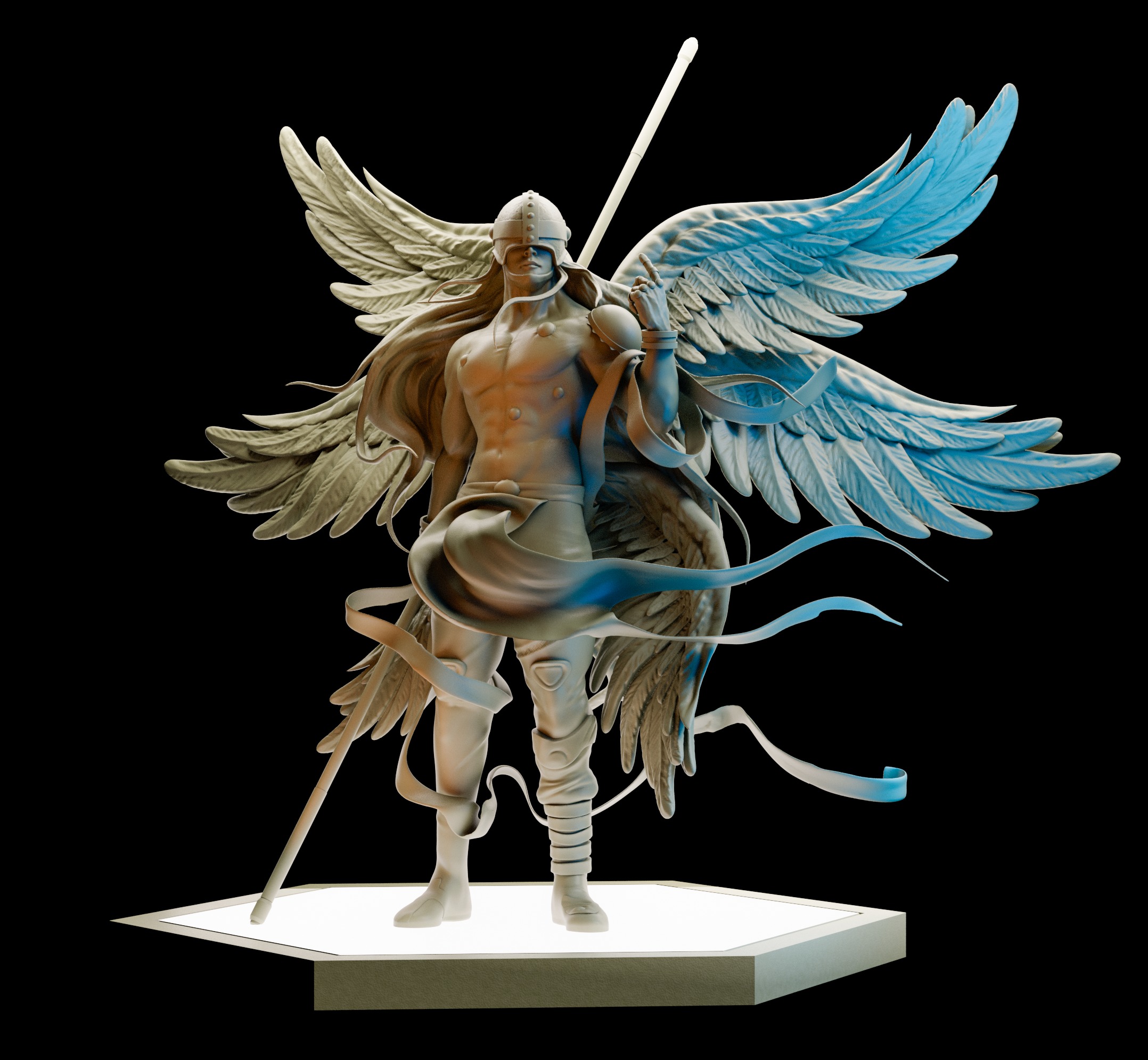 Angemon 3D print model_3