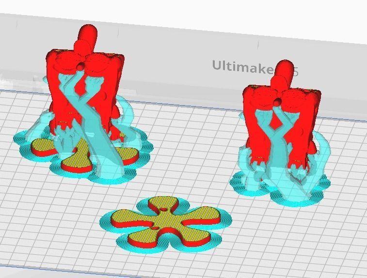 spongebob  patrick and squidward   3D print model_17