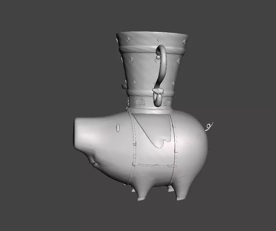 New Boar Hat 3D Model 3D print model