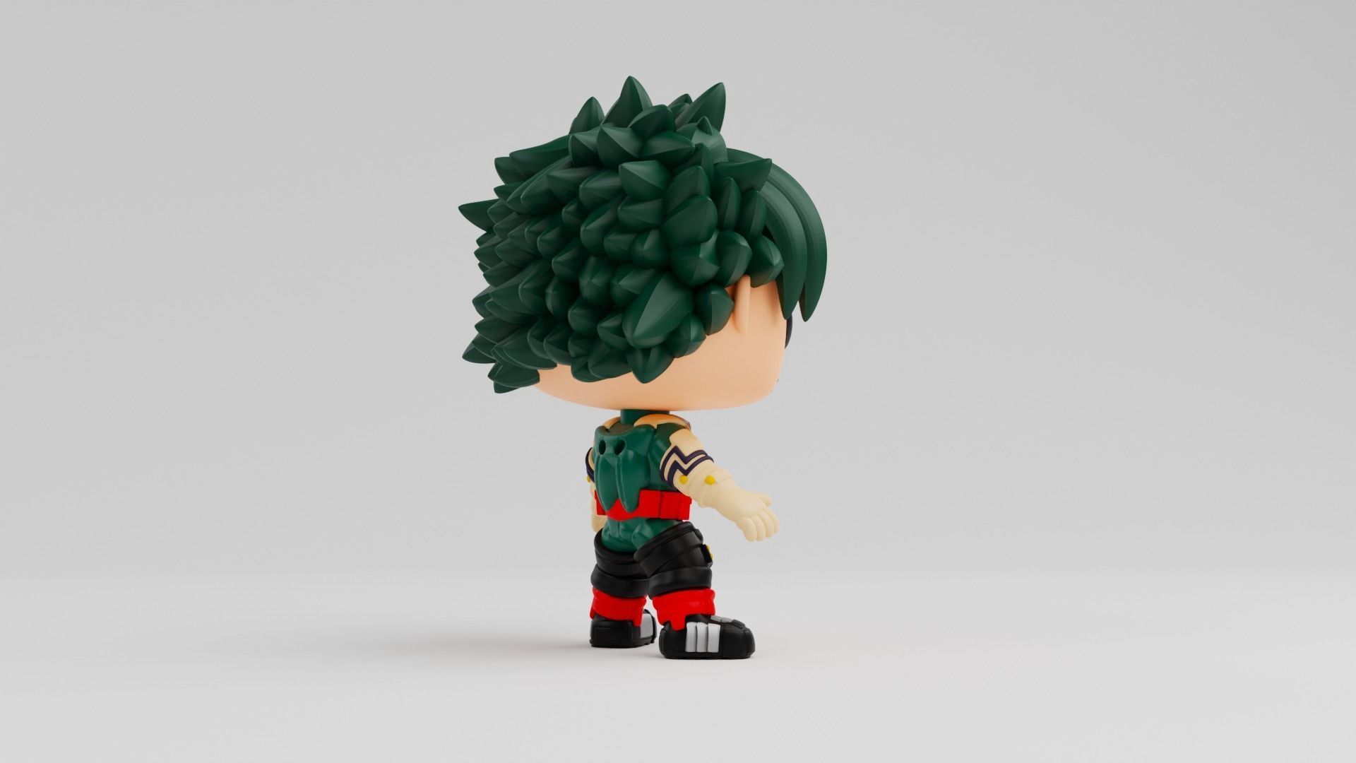 Izuku Midoriya Funko model from the anime my hero academia 3D print model_11
