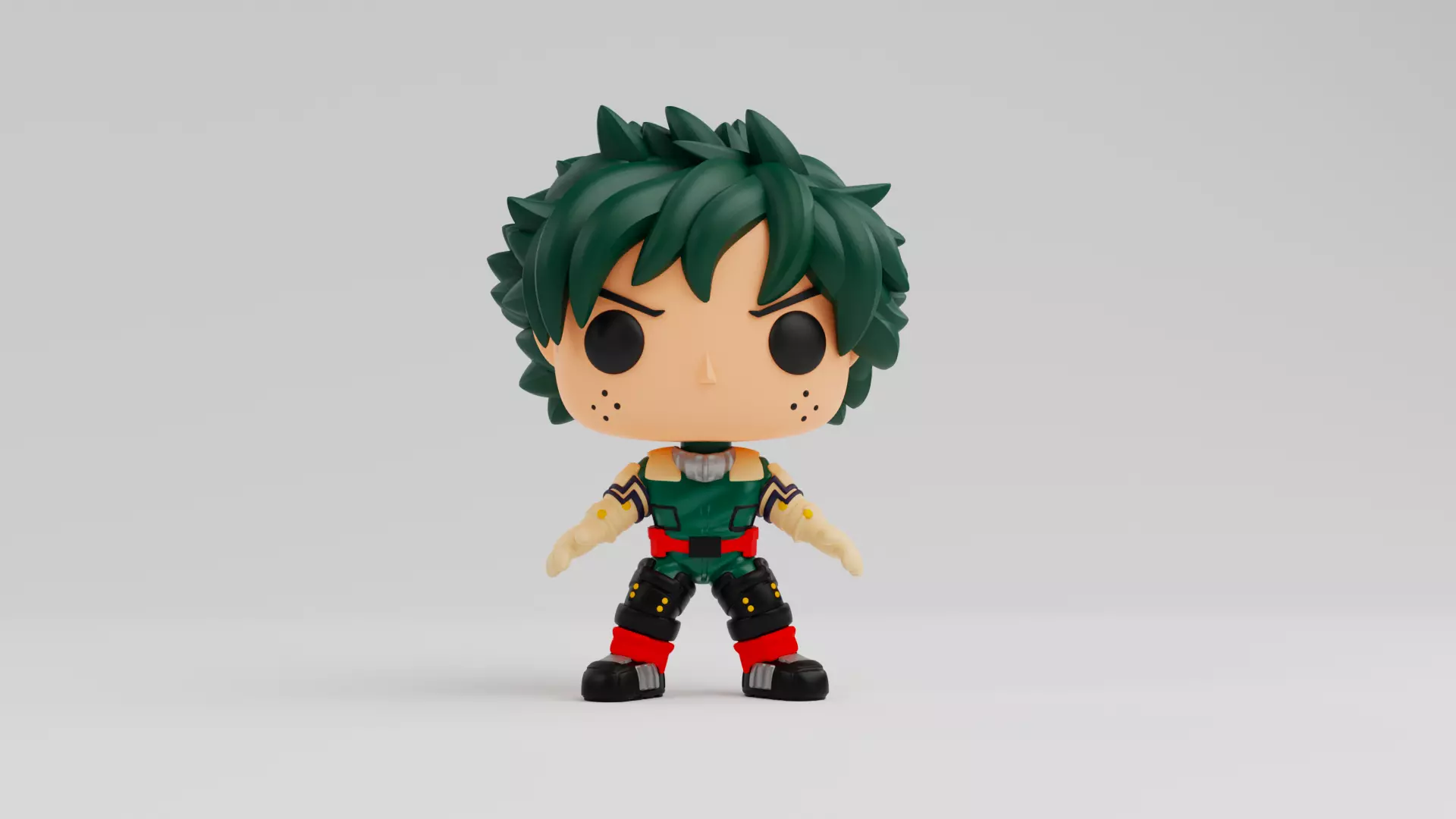 Izuku Midoriya Funko model from the anime my hero academia 3D print model_0