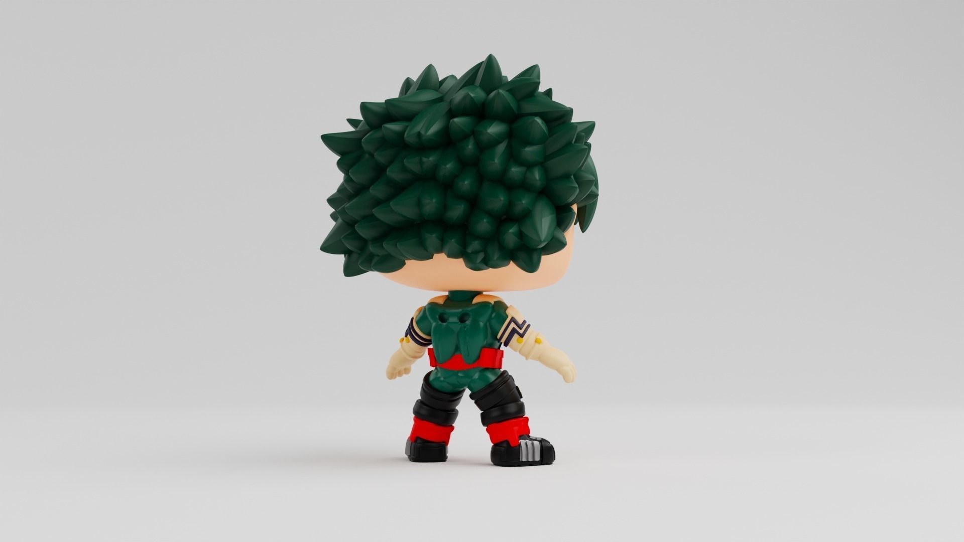 Izuku Midoriya Funko model from the anime my hero academia 3D print model_12
