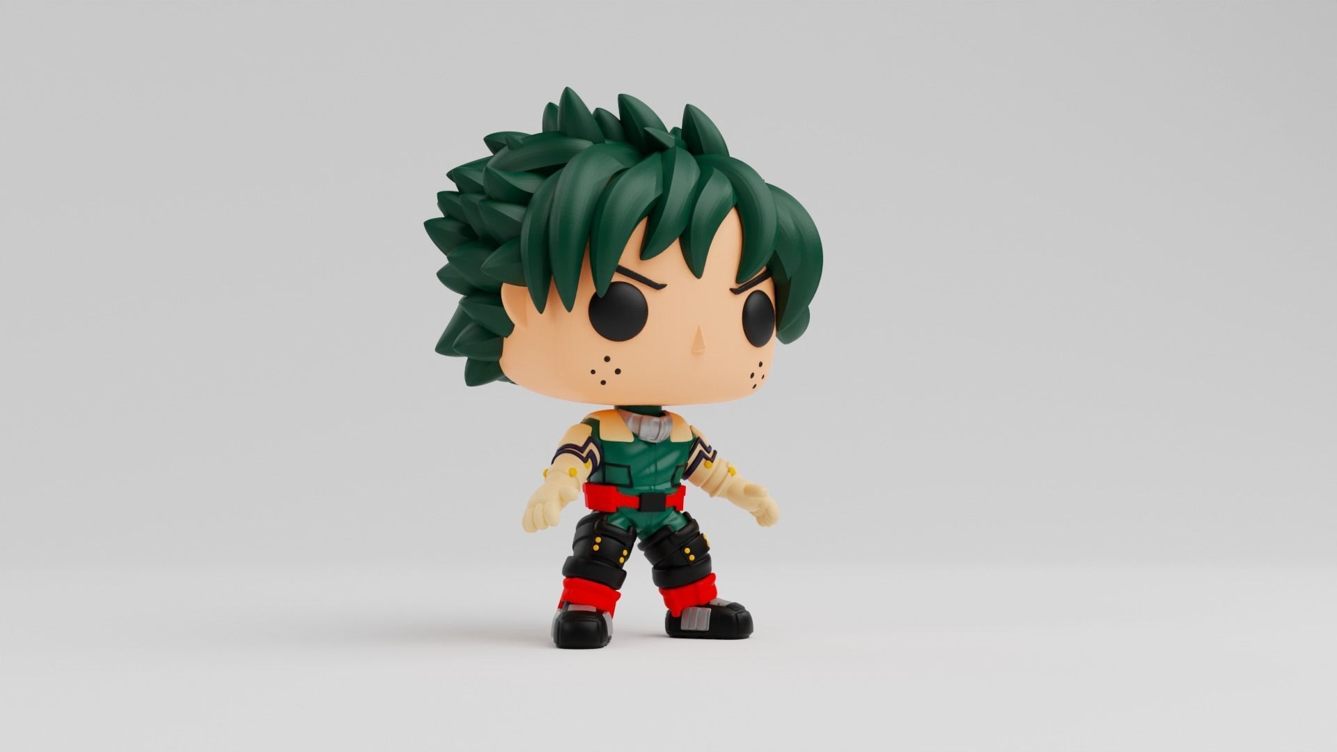 Izuku Midoriya Funko model from the anime my hero academia 3D print model_4
