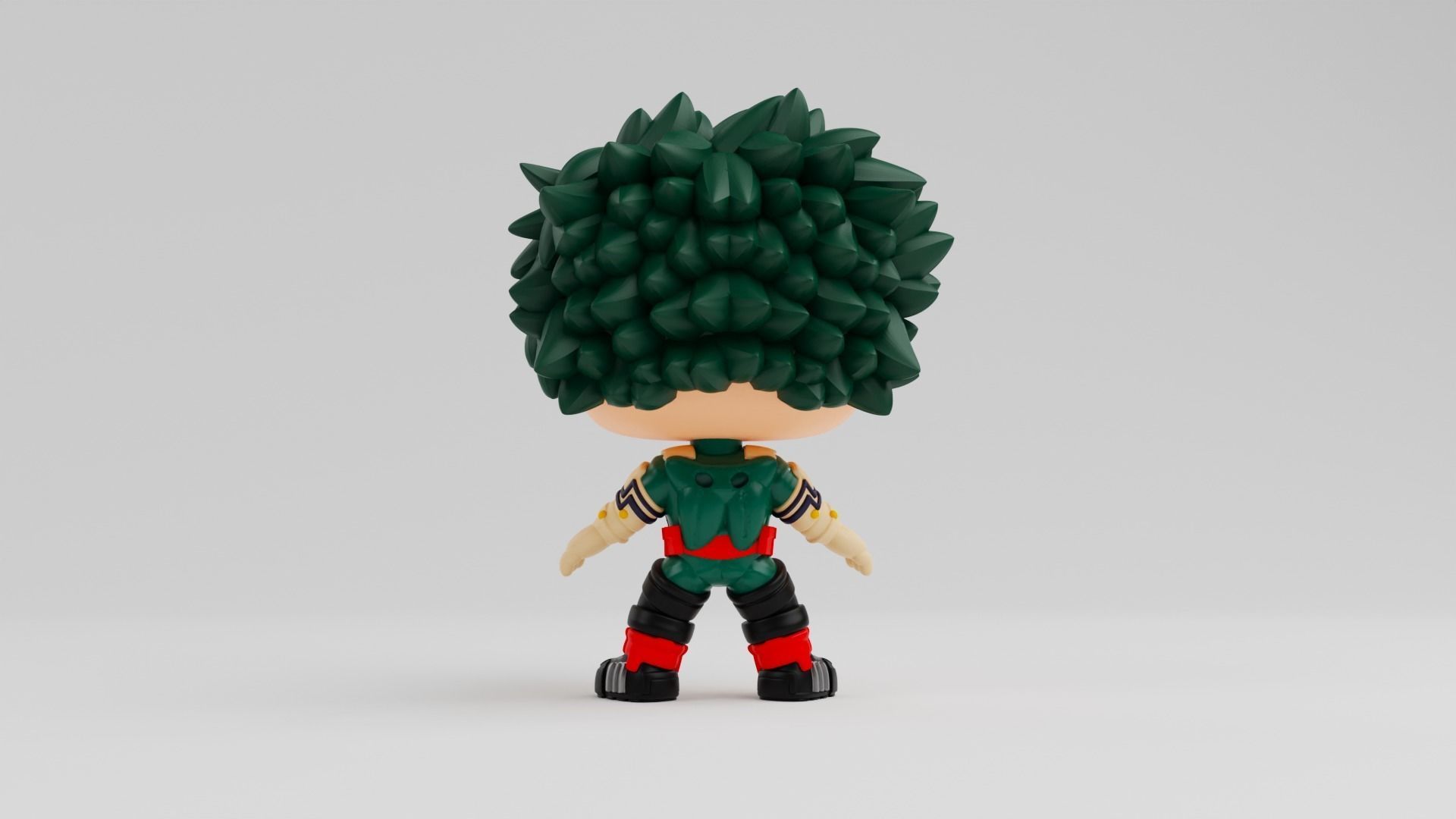 Izuku Midoriya Funko model from the anime my hero academia 3D print model_13