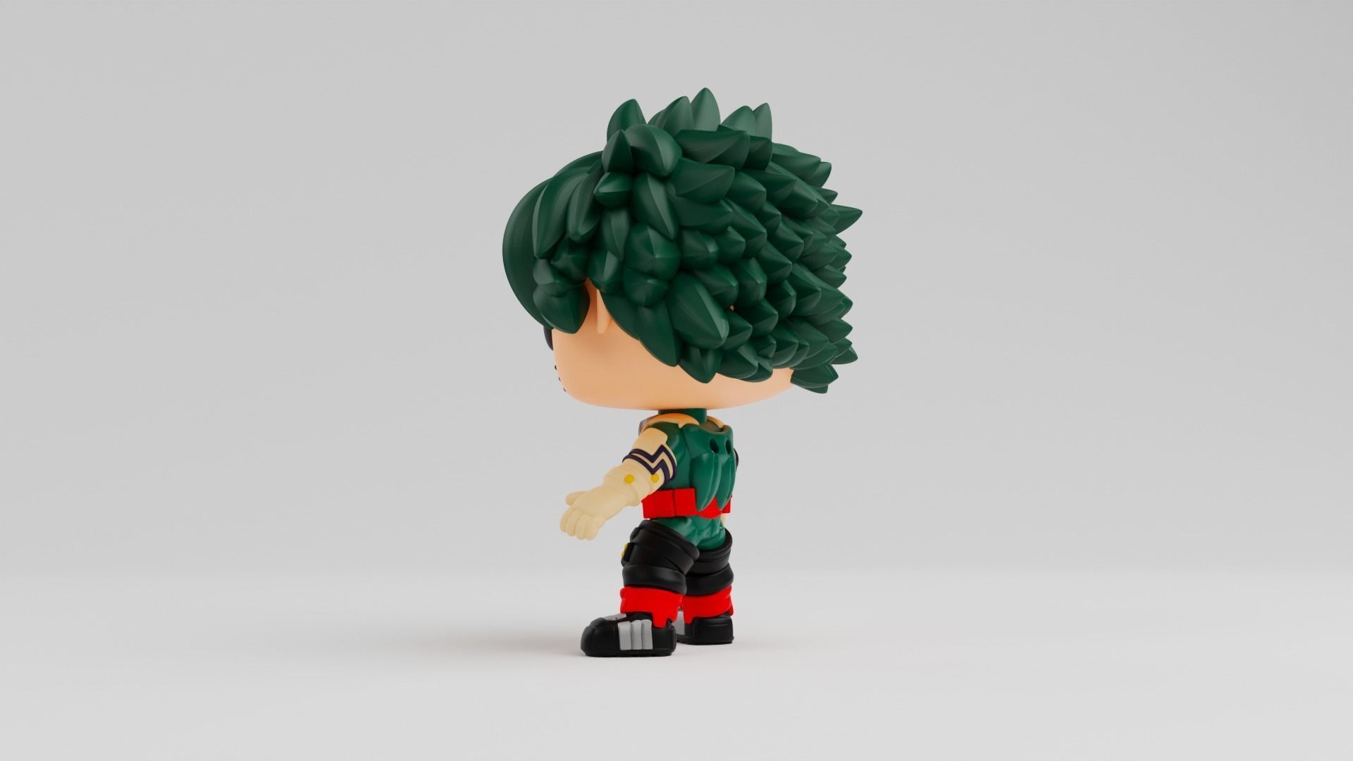 Izuku Midoriya Funko model from the anime my hero academia 3D print model_15