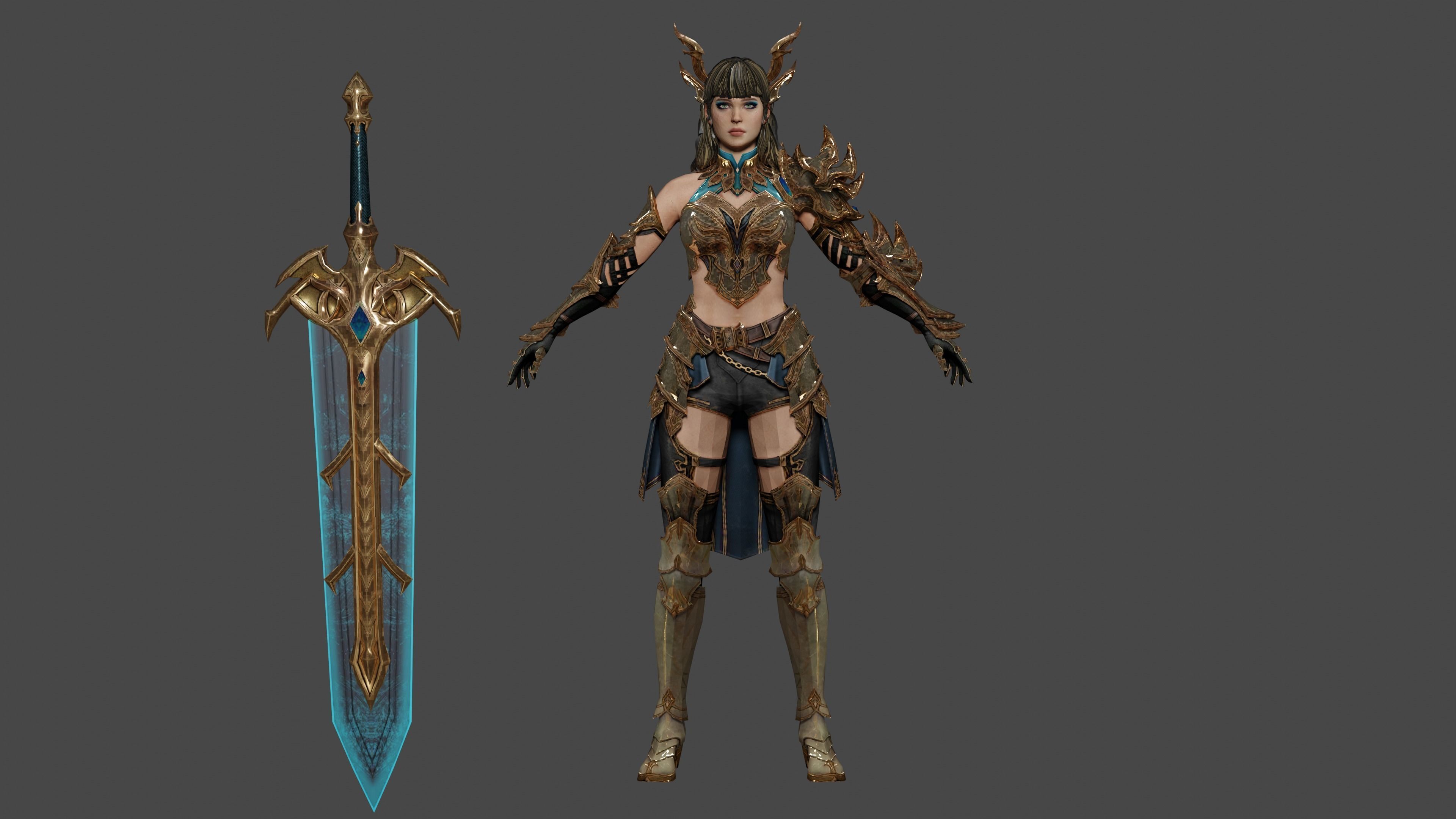 Magick Model Magik 3D Model 3D model rigged | CGTrader