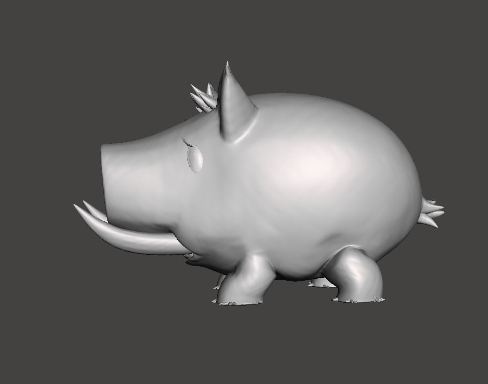 Wild Hawk Brother 3D Model 3D print model_1