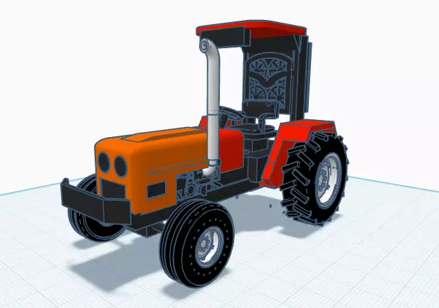 Sidhu Moose Wala 5911 Tractor 3D print model_0