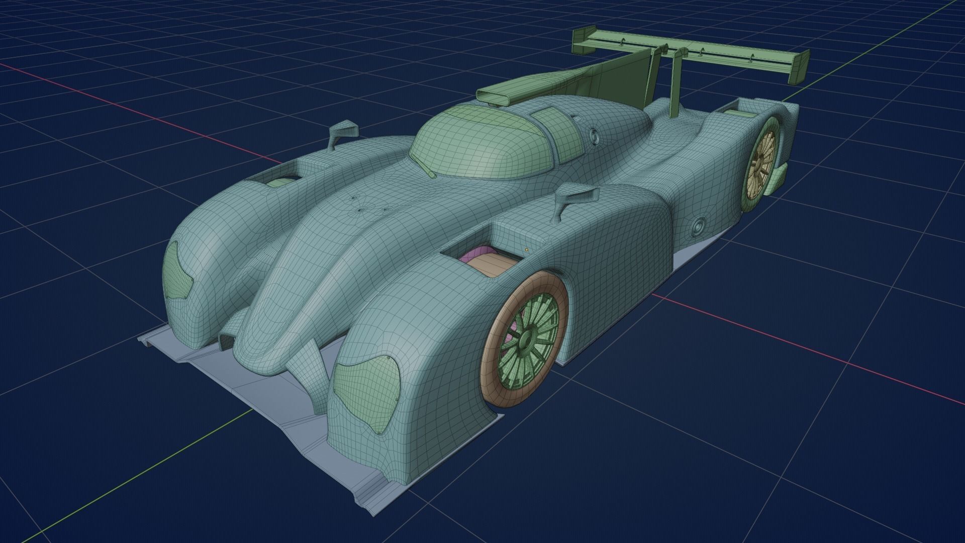 LMP - Le Mans Prototype - Generic Concept 3D model_8