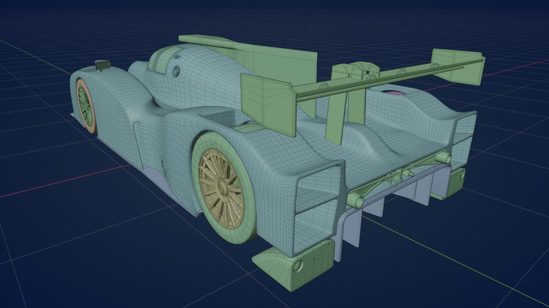 LMP - Le Mans Prototype - Generic Concept 3D model_9