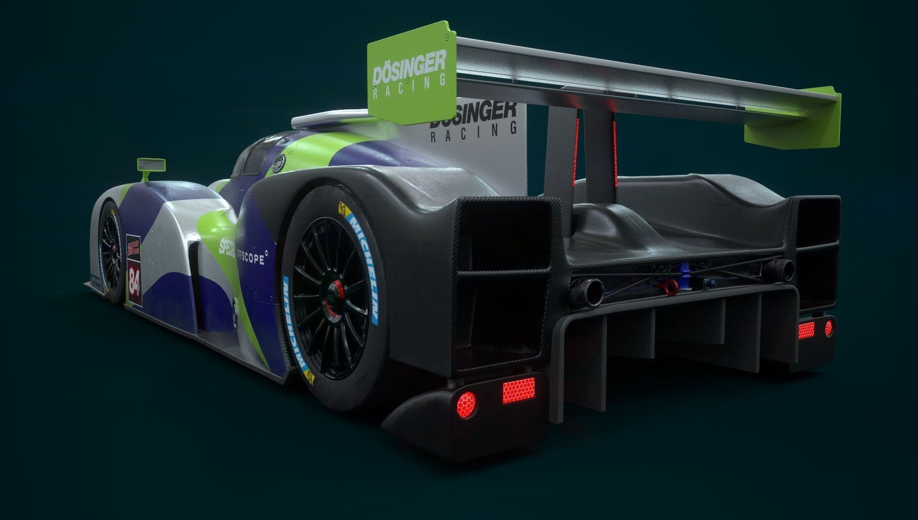 LMP - Le Mans Prototype - Generic Concept 3D model_4