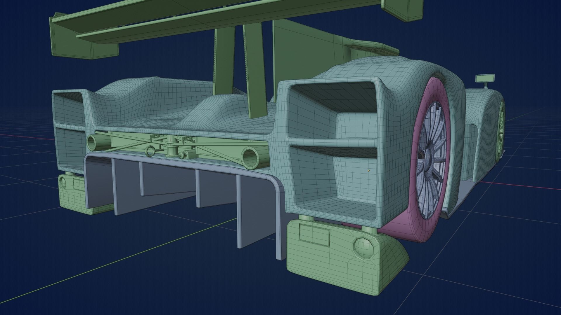 LMP - Le Mans Prototype - Generic Concept 3D model_10