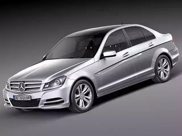 Mercedes-Benz C Class sedan 2012 3D Model