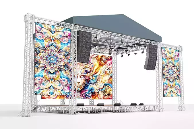 Concert Stage 04 3D model