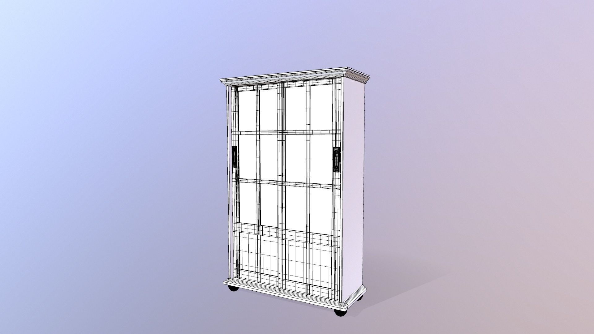 Book Shelf 3D model_9