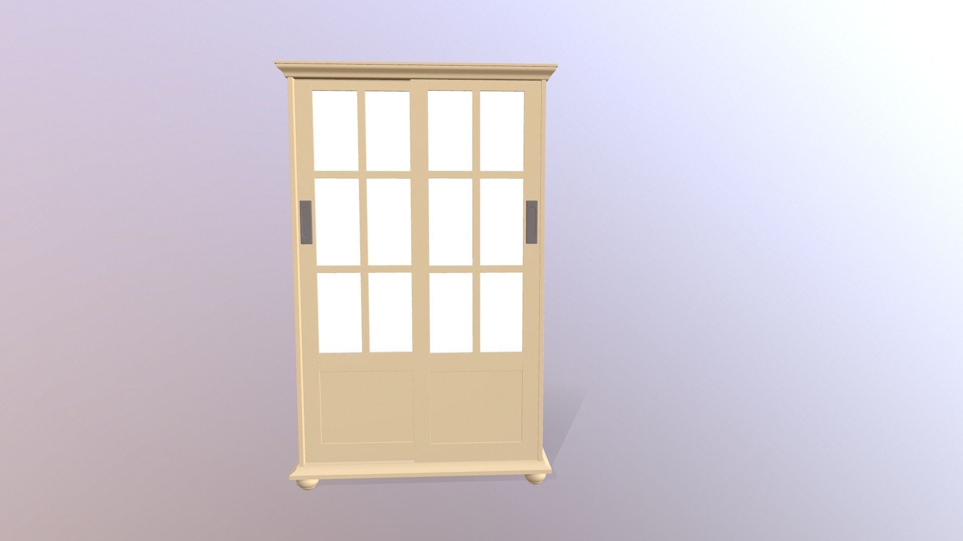 Book Shelf 3D model_2
