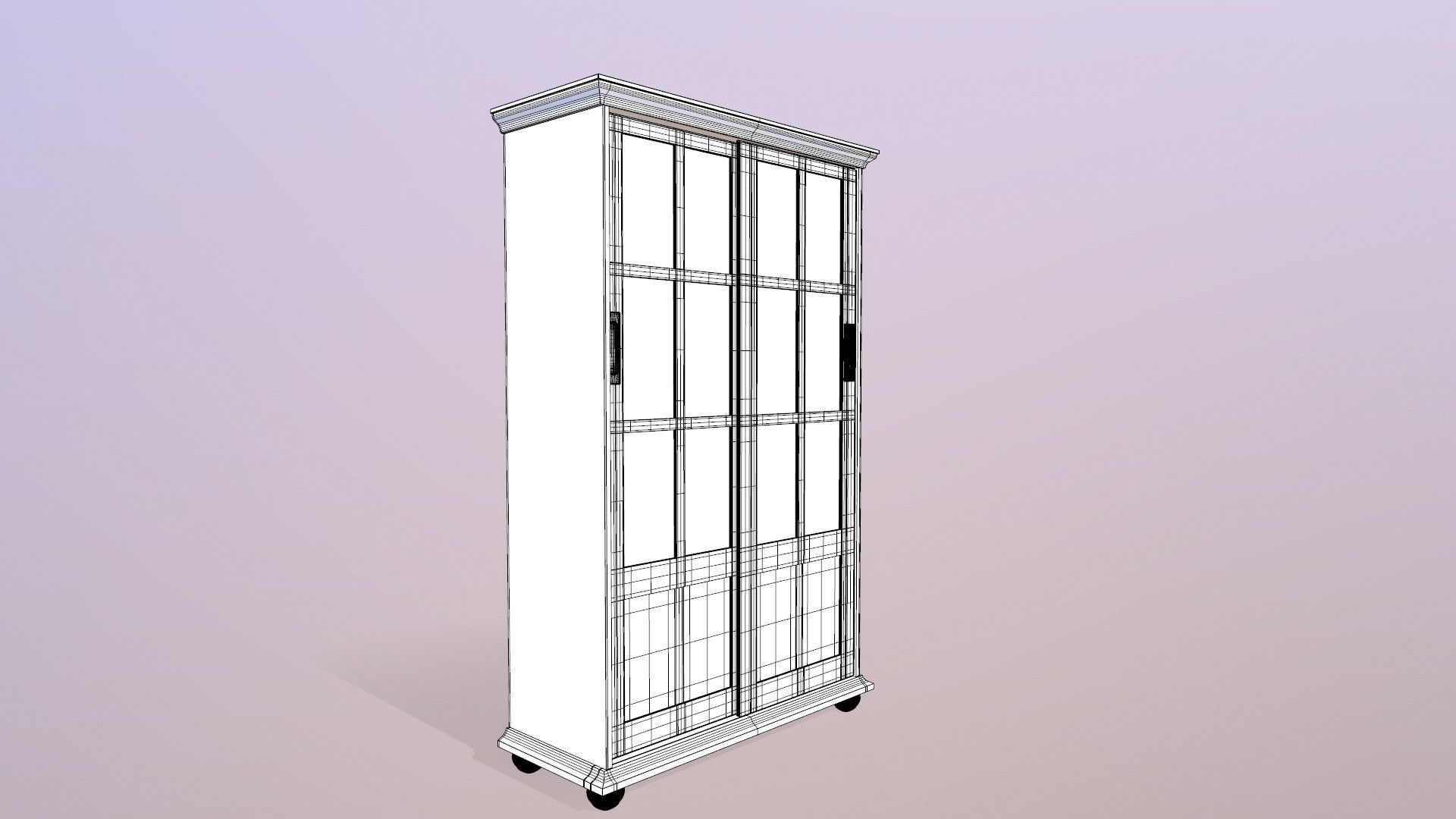 Book Shelf 3D model_11