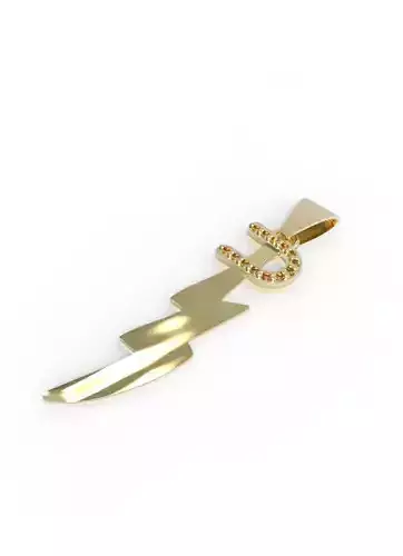 Iansa Oya Orisha Goddess Pendant Gold Silver Jewelry