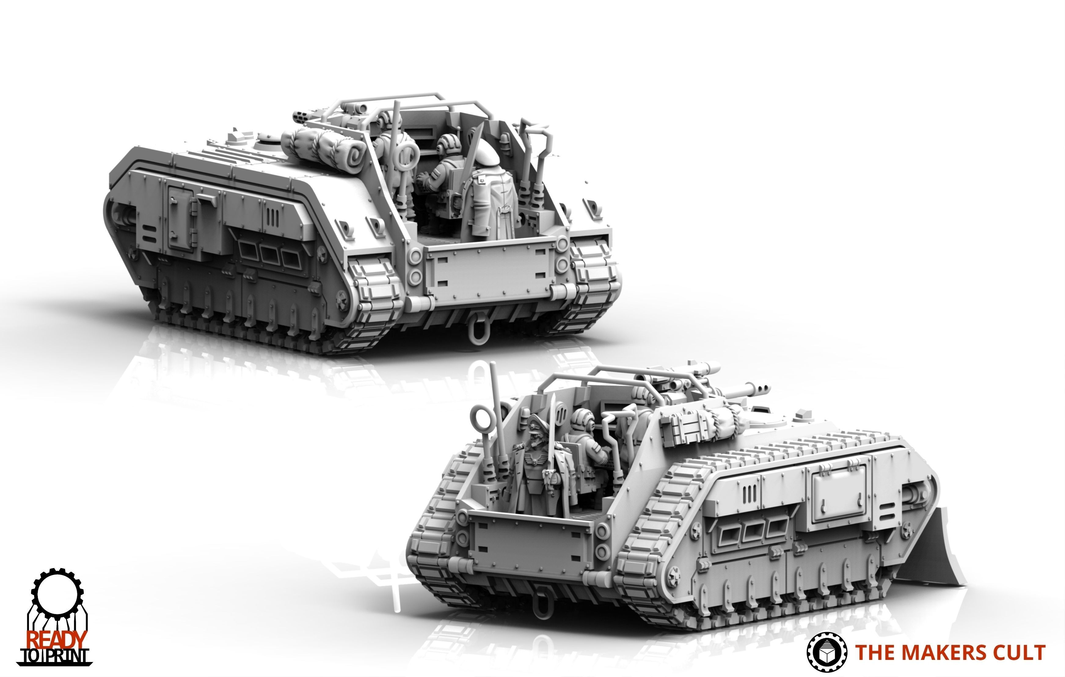 Universal Guard - Command Tank 3D print model_1