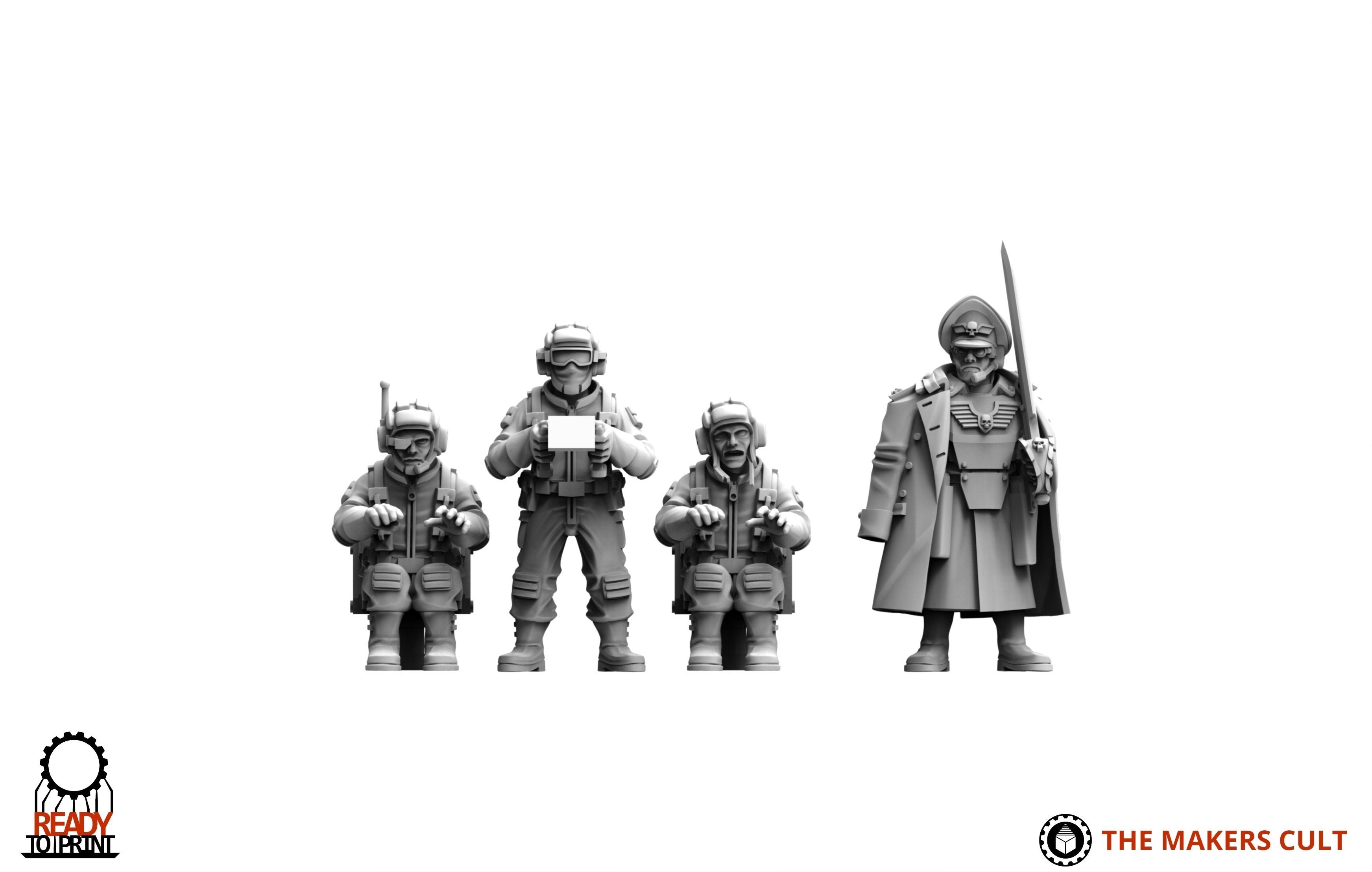 Universal Guard - Command Tank 3D print model_2