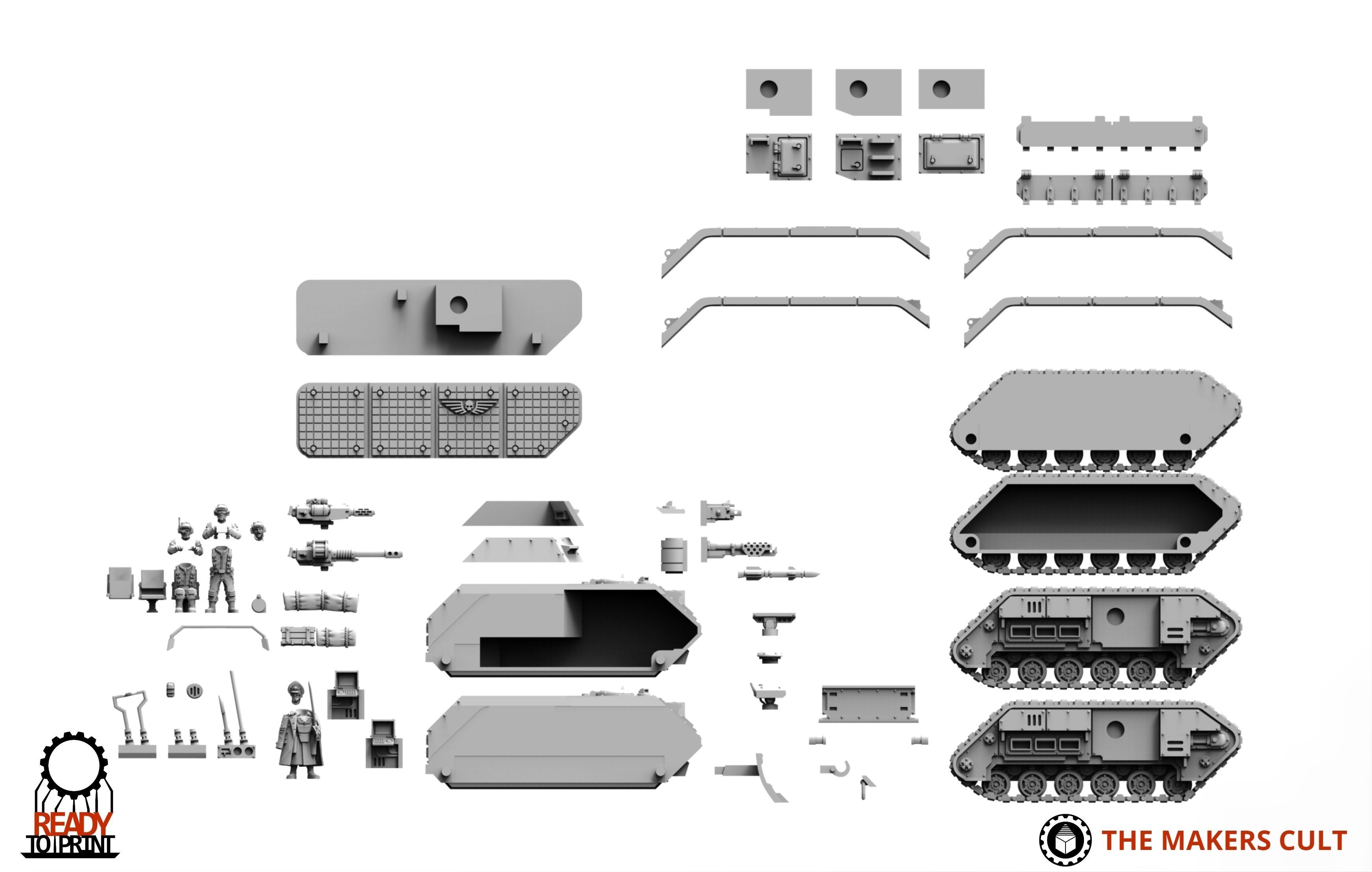 Universal Guard - Command Tank 3D print model_5