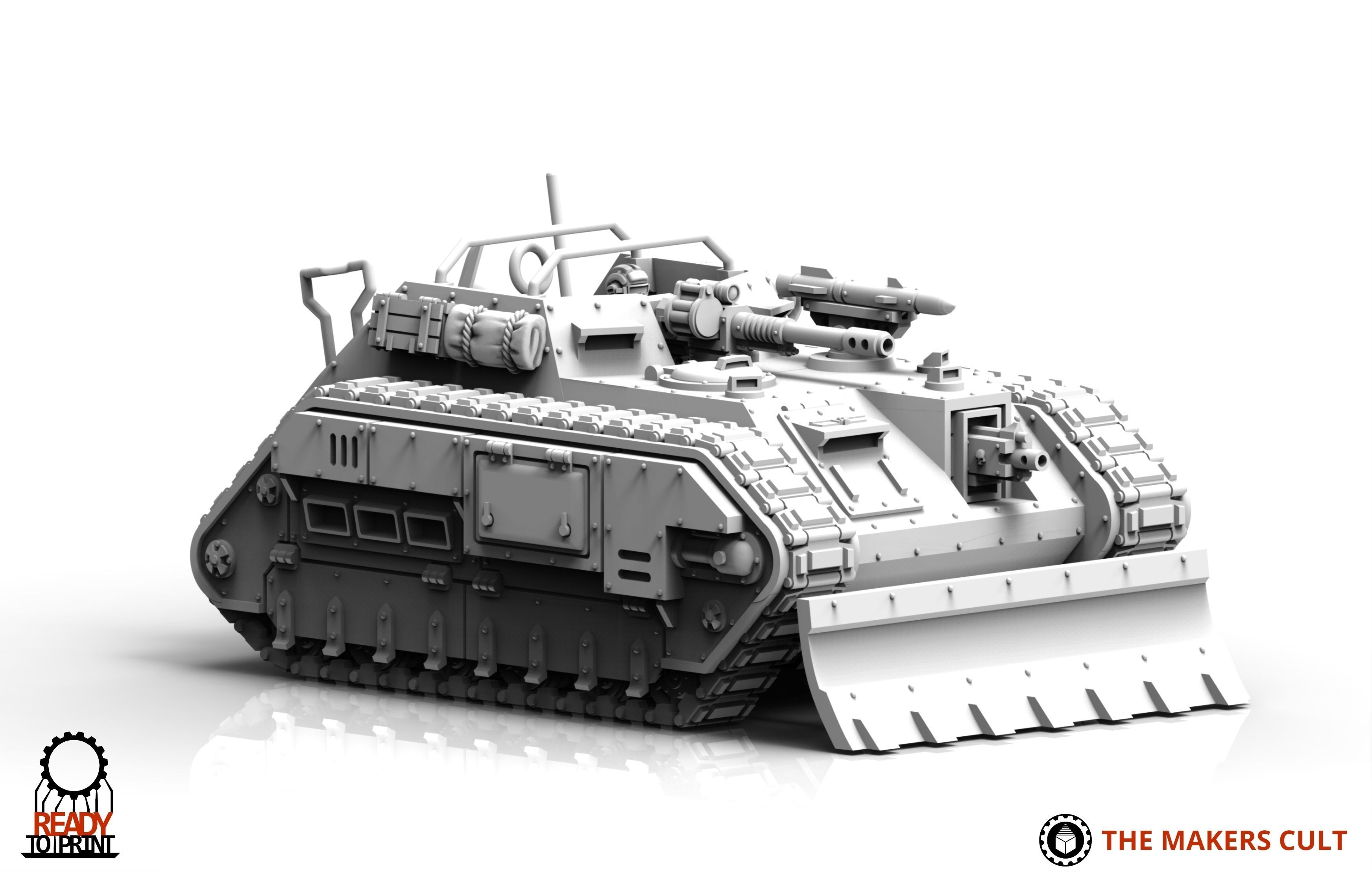 Universal Guard - Command Tank 3D print model_3