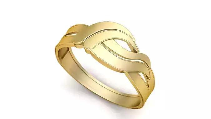 WOMEN FASHION RING 3D PRINTABLE MODEL