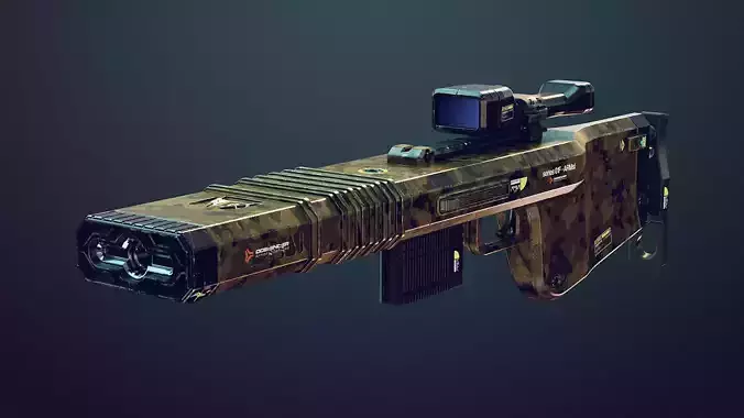Sniper Rifle - Sci-Fi Concept