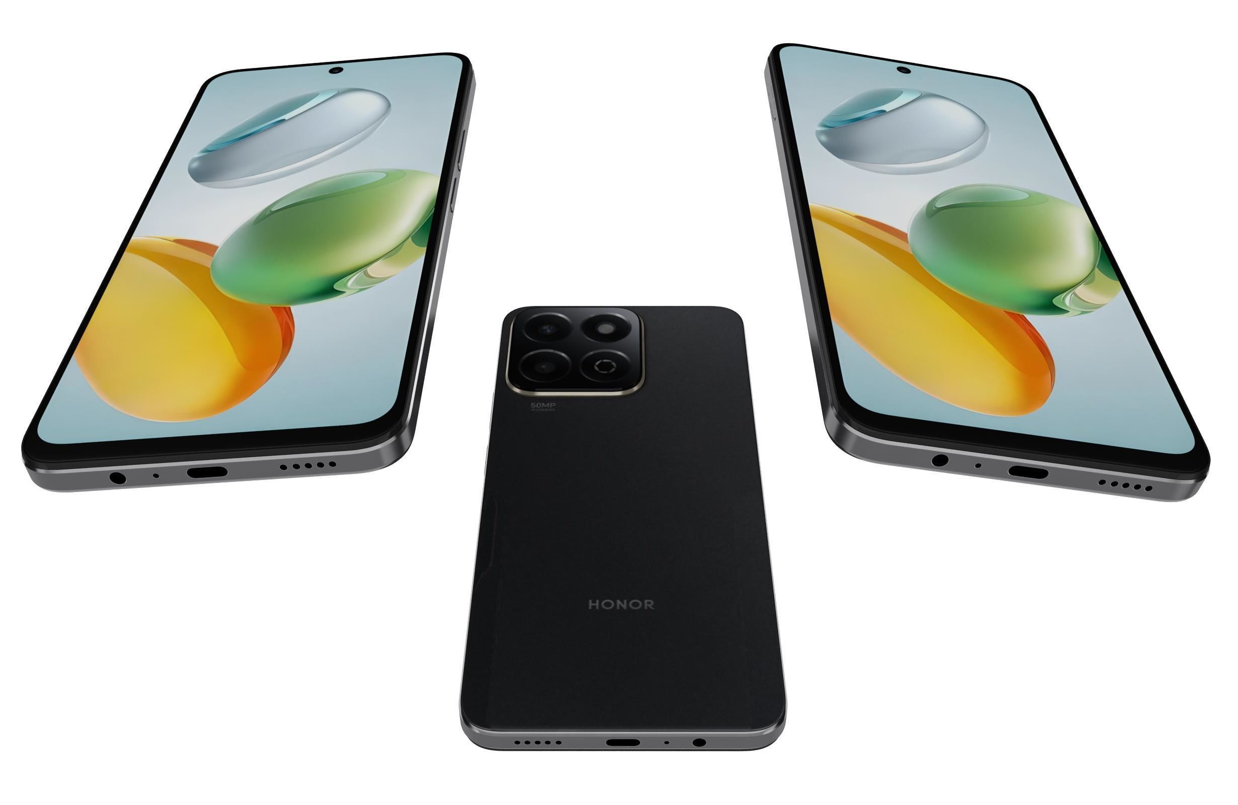 Honor Play 60 Plus Black 3D model_2