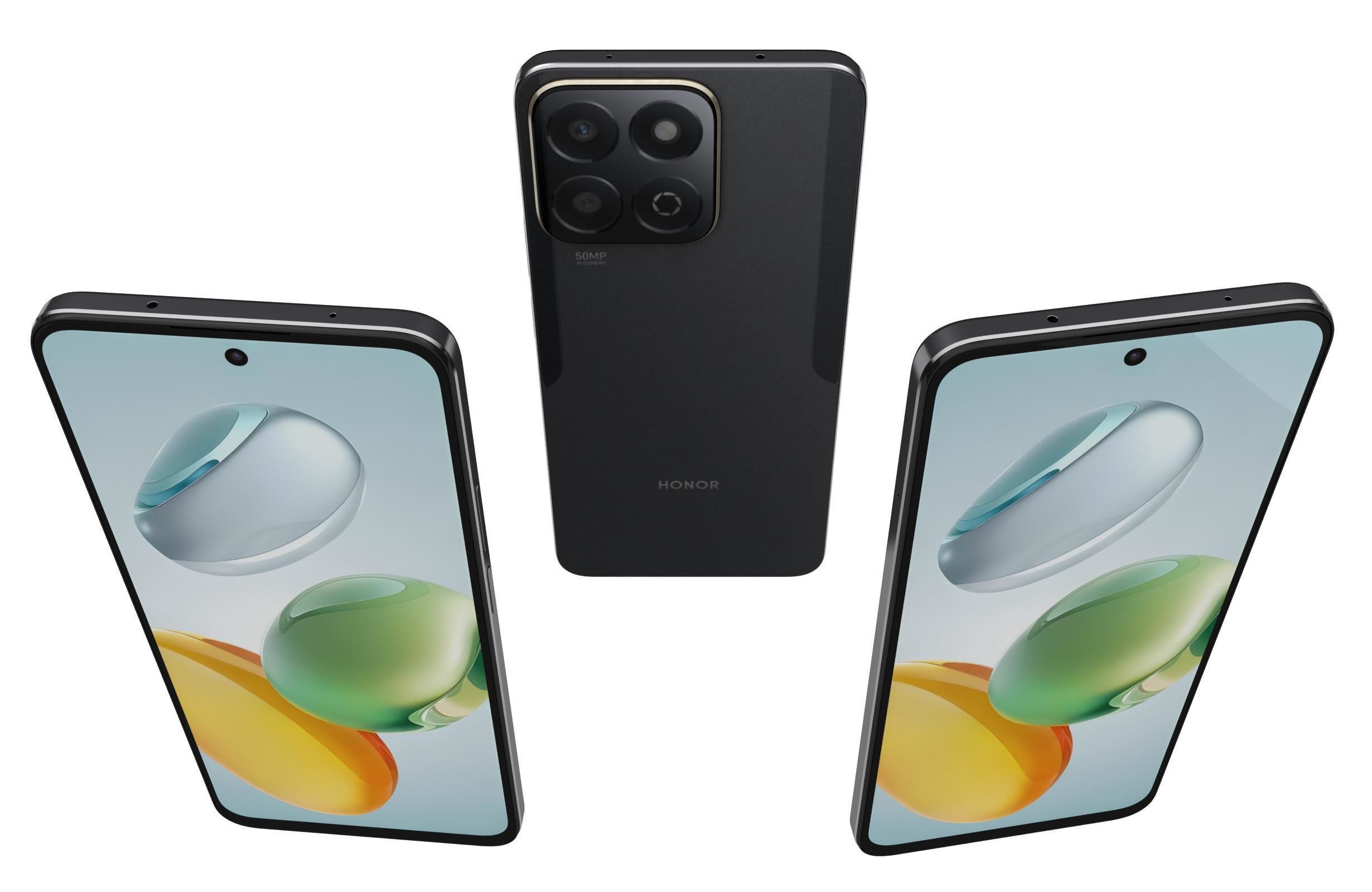 Honor Play 60 Plus Black 3D model_1