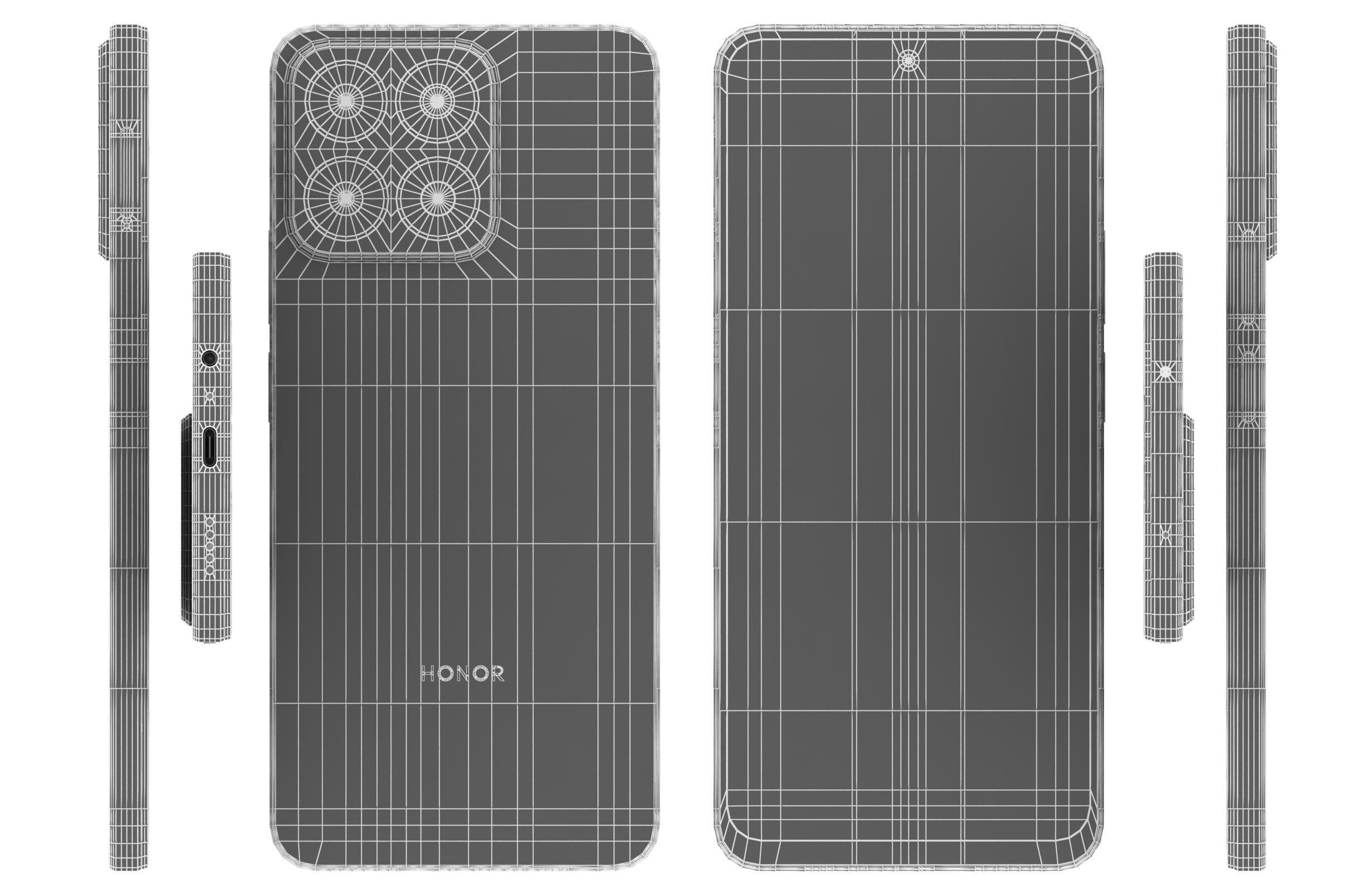 Honor Play 60 Plus Black 3D model_16