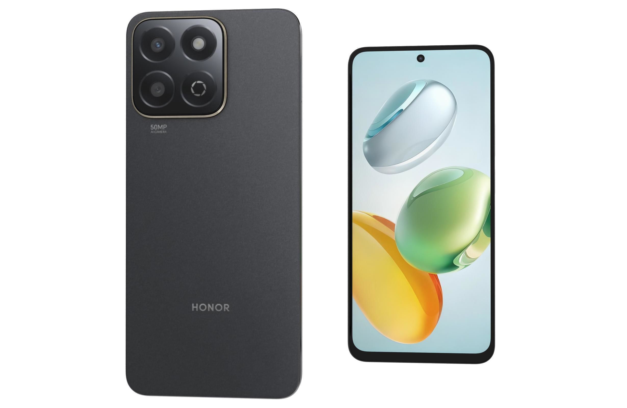 Honor Play 60 Plus Black 3D model_7