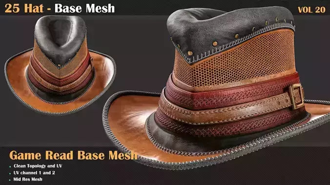25 Hat BASE MESH - VOL 20  