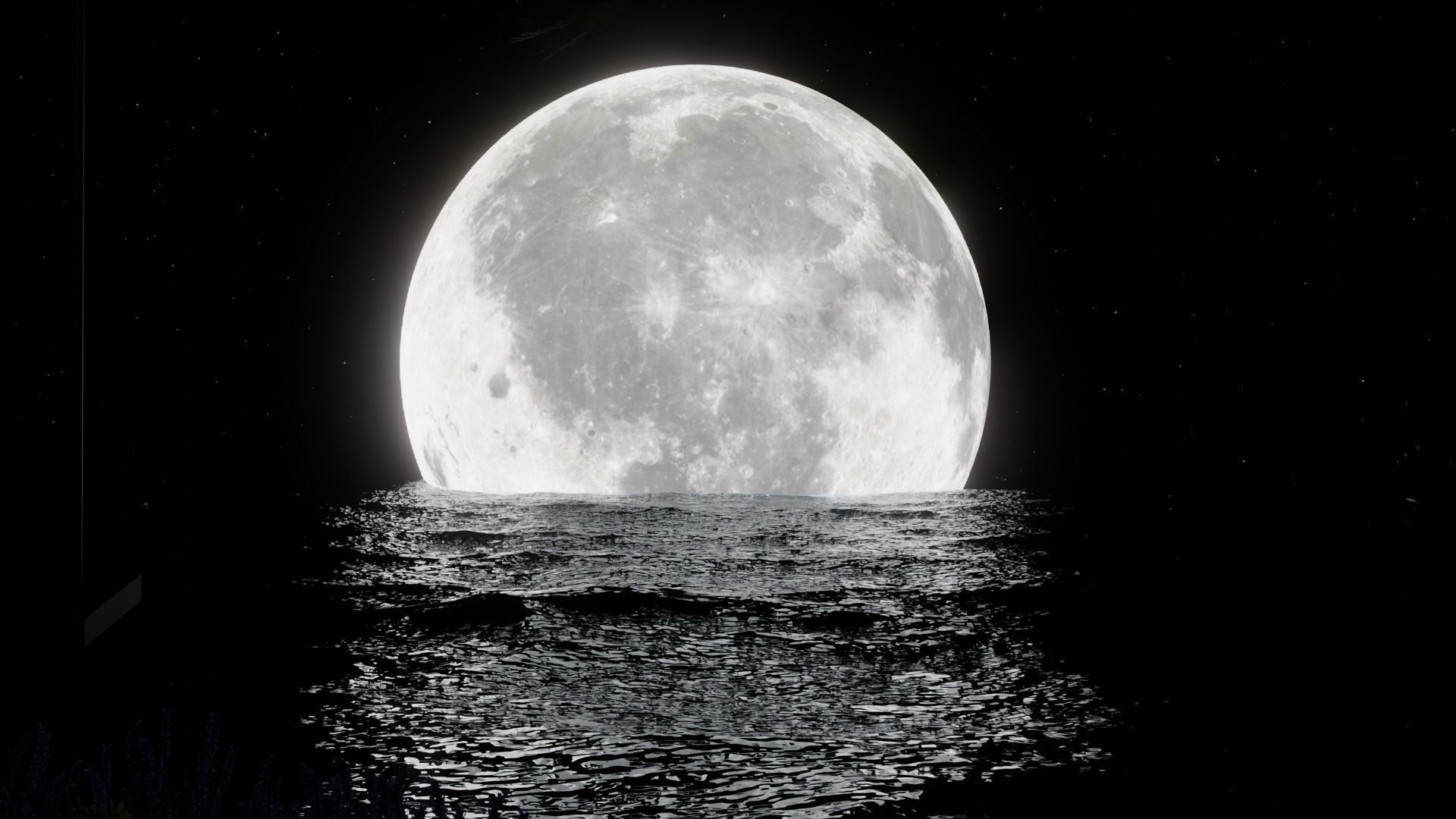 Moon Night 3D model_15