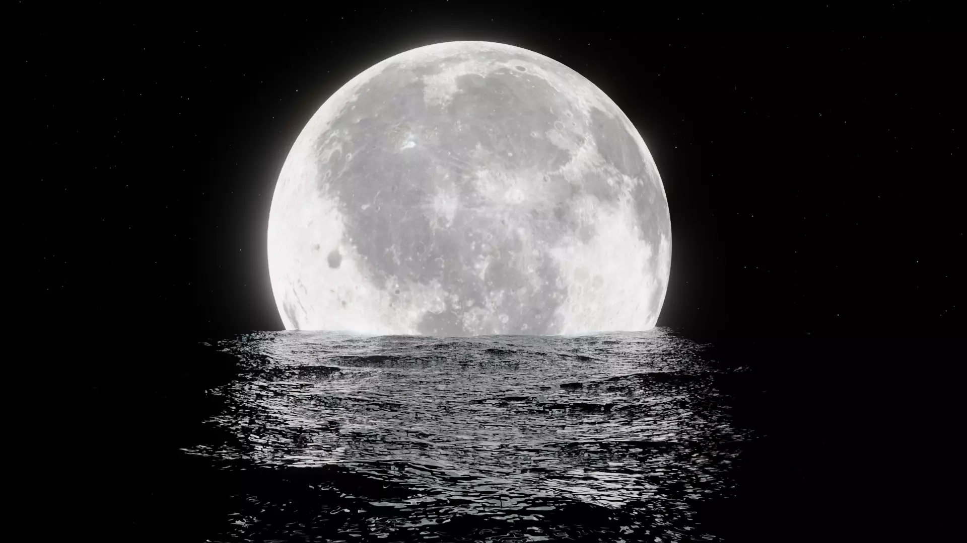 Moon Night 3D model_0