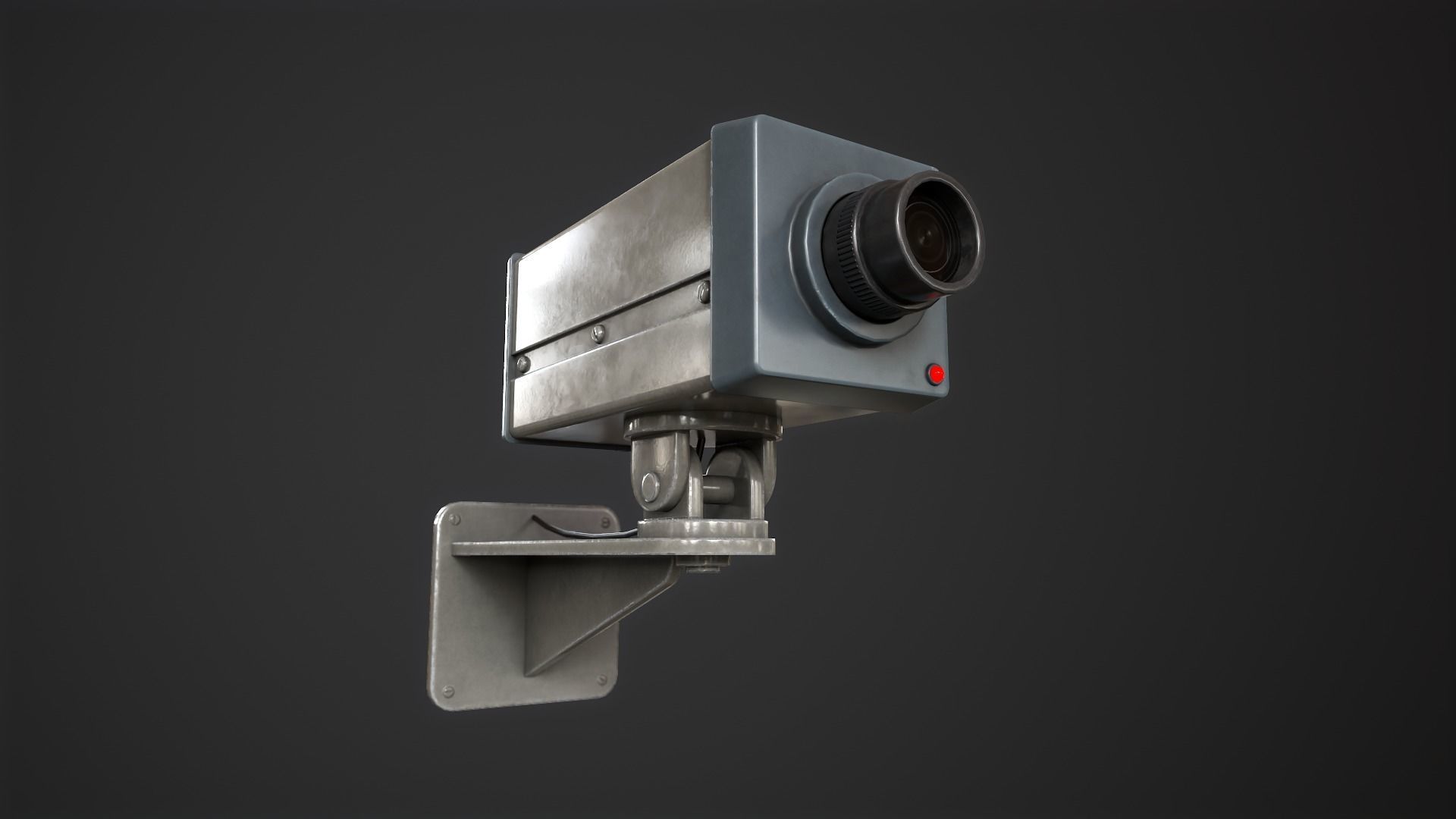 Security camera Low-poly 3D model_2