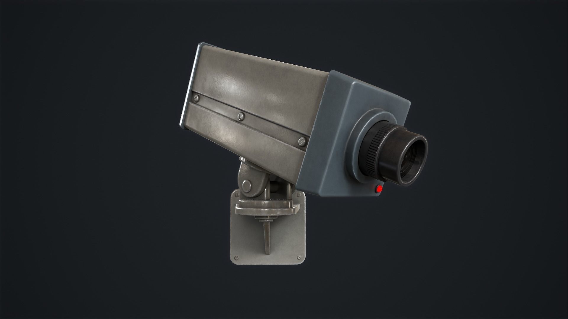 Security camera Low-poly 3D model_8