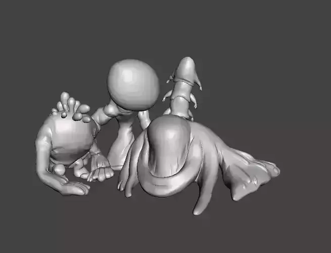 4 Commandments on Mael 3D Model