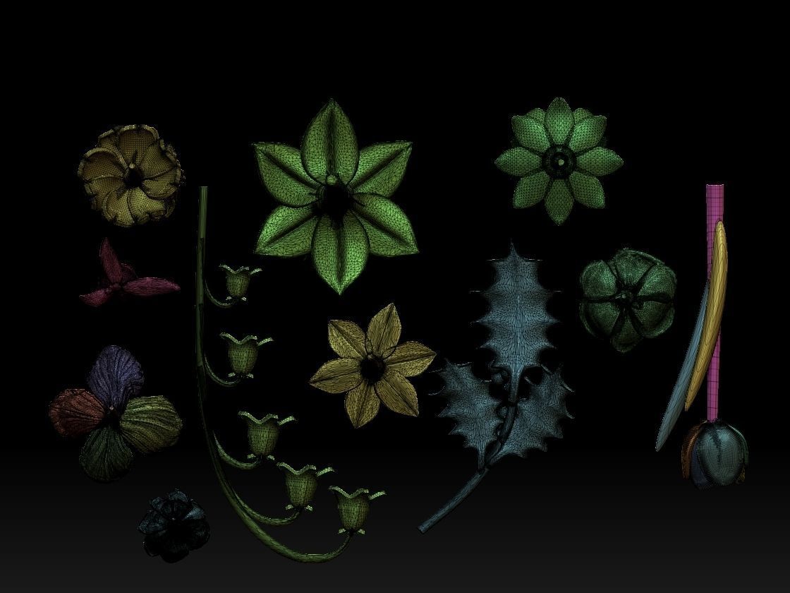 FLOWERS 3D print model_51